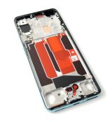 OnePlus Nord originální přední kryt / LCD rám Blue / modrý (Bulk)