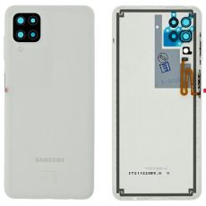 Samsung A12 Galaxy A125F originální zadní kryt baterie White / bílý (Service Pack) - GH82-24487B