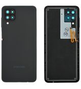 Samsung A12 Galaxy A125F originální zadní kryt baterie Black / černý (Service Pack) - GH82-24487A