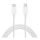 Huawei originální LX-1031 USB datový kabel Type-C to USB Type-C White / bílý (Bulk)