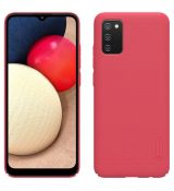 Nillkin Super Frosted ochranný zadní kryt Bright Red / červený pro Samsung Galaxy A02s / A025F