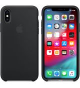 MRW72ZM/A Apple ochranný silikonový kryt Black / černý pro iPhone X, XS