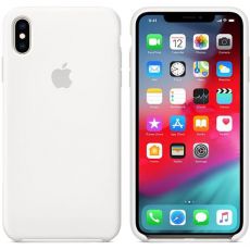 MRW82ZM/A Apple ochranný silikonový kryt White / bílý pro iPhone X, XS