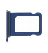 iPhone 12, 12 mini SIM tray - držák Blue / modrý (Bulk)
