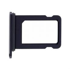 iPhone 12, 12 mini SIM tray - držák Black / černý (Bulk)