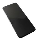 OnePlus Nord N100 originální LCD displej + dotyk + přední kryt / rám Black / černý (Bulk)