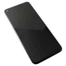 OnePlus Nord N100 originální LCD displej + dotyk + přední kryt / rám Black / černý (Bulk)