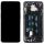 OnePlus 6T originální LCD displej + dotyk + přední kryt / rám Black / černý (Bulk)