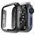 Apple Watch 40mm ochranné pouzdro + tvrzené sklo Black / lesklá černá (Bulk)