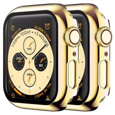 Apple Watch 38mm ochranné pouzdro + tvrzené sklo Gold / zlaté (Bulk)