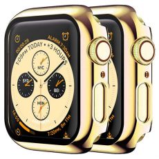 Apple Watch 40mm ochranné pouzdro + tvrzené sklo Gold / zlaté (Bulk)