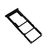 Samsung A70 Galaxy A705F originální držák SIM / SD karty Black / černý (Service Pack) - GH98-44196A