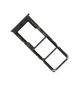 Samsung M12 Galaxy M127F originální držák SIM / SD karty Black / černý (Service Pack) - GH98-46321A