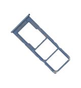Samsung M12 Galaxy M127F originální držák SIM / SD karty Blue / modrý (Service Pack) - GH98-46321C