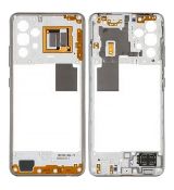 Samsung A32 4G Galaxy A325F originální střední kryt / rám White / bílý (Service Pack) -  GH98-46652B