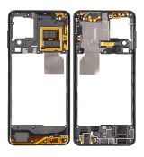 Samsung A32 4G Galaxy A325F originální střední kryt / rám Black / černý (Service Pack) - GH98-46652A