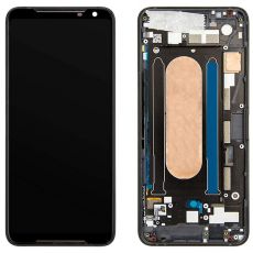 Asus ROG Phone 2 / ZS660KL originální LCD displej + dotyk + přední kryt / rám Black / černý (Service Pack) - 90AI0011-R20012, 90AI0011-R20011