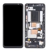Asus ROG Phone 5 / ZS673KS originální LCD displej + dotyk + přední kryt / rám (Service Pack) - 90AI0051-R20021