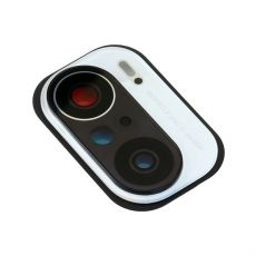 Xiaomi Poco F3 originální rámeček kamery + sklíčko White / bílé (Bulk)