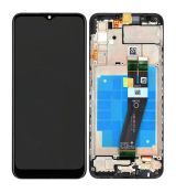 Samsung A03s Galaxy A037F originální LCD displej + dotyk + přední kryt / rám (Service Pack) - GH81-21233A