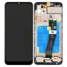 Samsung A03s Galaxy A037F originální LCD displej + dotyk + přední kryt / rám (Service Pack) - GH81-21233A