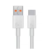 Huawei 6A originální datový kabel USB-A to USB Type-C White / bílý (Bulk)