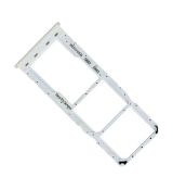 Samsung M30s, M31s Galaxy M307F, M317F SIM/SD držák White / bílý (Service Pack) - GH98-44842C