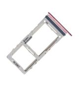 Samsung S20, S20 5G, S20+ 5G Galaxy G980F, G981B, G986B originální SIM / SD držák Pink / růžový (Service Pack) - GH98-45070C