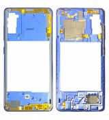 Samsung A41 Galaxy A415F originální střední kryt / rám Blue / modrý (Service Pack) - GH98-45511D