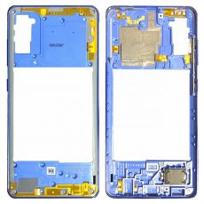 Samsung A41 Galaxy A415F originální střední kryt / rám Blue / modrý (Service Pack) -  GH98-45511D