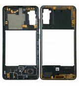 Samsung A41 Galaxy A415F originální střední kryt / rám Black / černý (Service Pack) - GH98-45511A