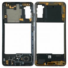 Samsung A41 Galaxy A415F originální střední kryt / rám Black / černý (Service Pack) -  GH98-45511A