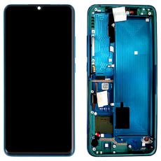 Xiaomi Mi Note 10 originální LCD displej + dotyk + přední kryt / rám Green / zelený (Service Pack)