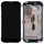 Doogee S96 Pro originální LCD displej + dotyk + přední kryt / rám Black / černý (Bulk)