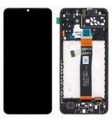 Samsung A04s Galaxy A047F originální LCD displej + dotyk + přední kryt / rám (Service Pack) - GH82-29805A