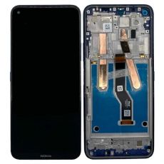 Nokia 8.3 originální LCD displej + dotyk + přední kryt / rám Black / černý (Service Pack) - HQ3160AM97000