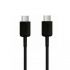 EP-DX310JBE Samsung datový kabel USB-C na USB-C 3A 1.8m Black / černý (Bulk)