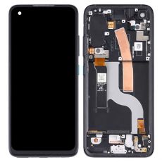 Asus Zenfone 8 / ZS590KS originální LCD displej + dotyk + přední kryt / rám Black / černý (Bulk)