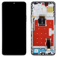 Honor X8a originální LCD displej + dotyk + přední kryt / rám Blue / modrý (Bulk)