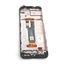 Nokia C32 originální LCD displej + dotyk + přední kryt / rám (Bulk)