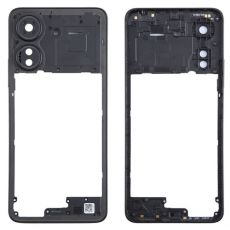 Xiaomi Redmi 13C, Poco C65 originální střední kryt / rám Black / černý (Bulk)