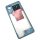 Xiaomi Redmi Note 12 Pro 4G originální střední kryt / rám Blue / modrý (Bulk) - 1610110000277B