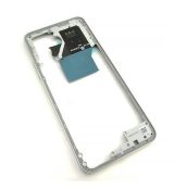Xiaomi Redmi 12 5G originální střední kryt / rám Silver / stříbrný (Bulk)