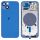 iPhone 13 zadní rám / kryt Blue / modrý (Bulk)