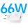 Honor HN-110600E00 originální 66W USB-A rychlá nabíječka White / bílá (Bulk)