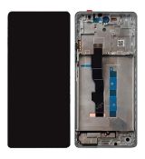Xiaomi Redmi Note 13 5G originální LCD displej + dotyk + přední kryt / rám Blue / modrý (Bulk) - 5600030N1700