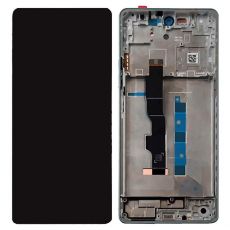 Xiaomi Redmi Note 13 5G originální LCD displej + dotyk + přední kryt / rám Blue / modrý (Bulk) - 5600030N1700