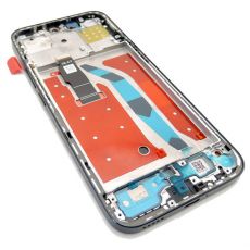 Honor X8c originální LCD displej + dotyk + přední kryt / rám Black / černý (Bulk)