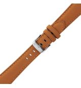 Kožený řemínek na hodinky 20mm Beige / béžový (Bulk)
