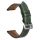 Kožený řemínek na hodinky 20mm Green / zelený (Bulk)